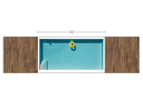 DĚLENÝ POSUV Vhodné řešení pro delší bazény s limitovaným okolnímprostorem. Poměr dělení terasy je zcela na investorovi,kdy výška Pojízdné terasy dosahuje pouze 22cm při zachování maximální nosnosti.